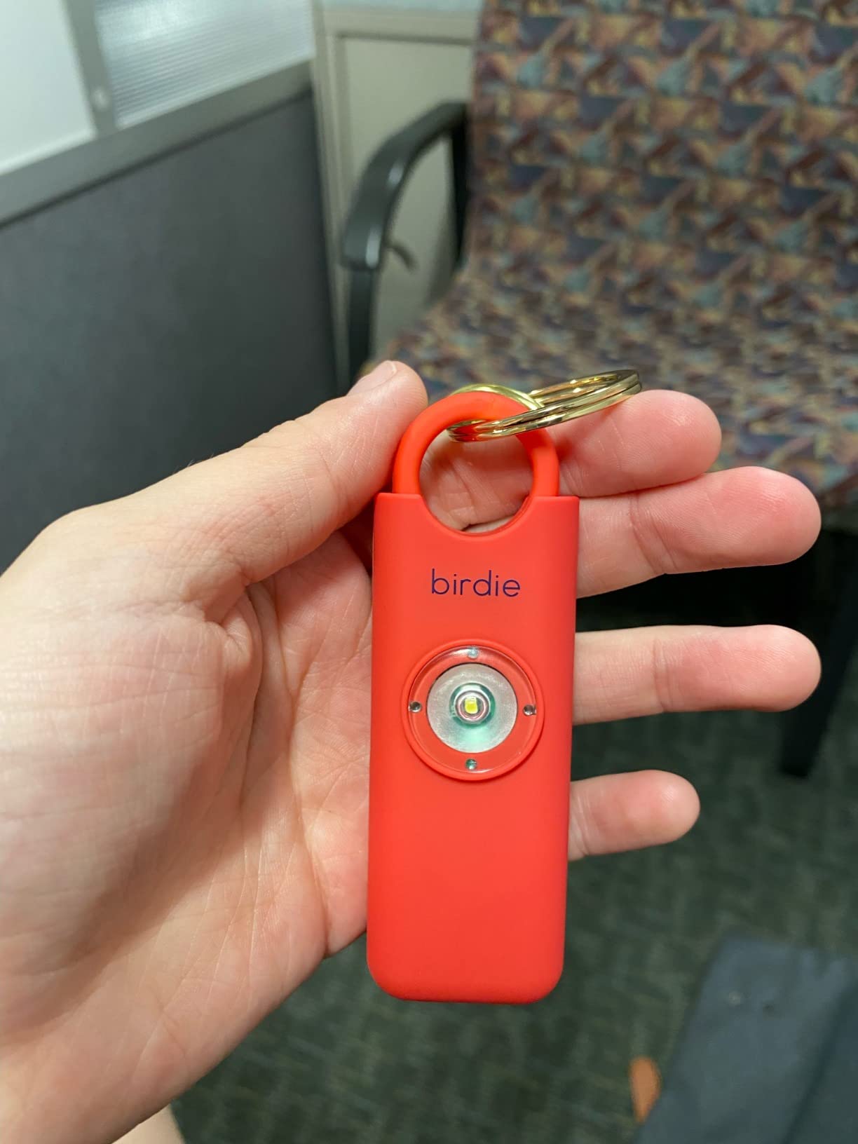 She's Birdie - The Original Personal Safety Alarm for Women by Women - Loud Siren, Strobe Light and Key Chain (Aqua) customer photo 2