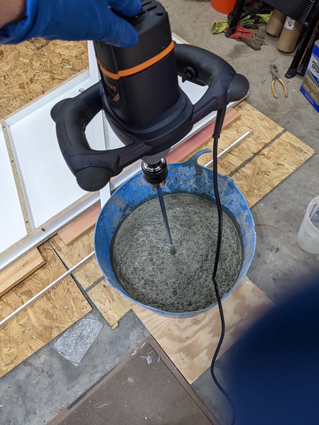 MAXXT Mixer 13A Single Paddle Concrete Mortar Mixer, 5/8