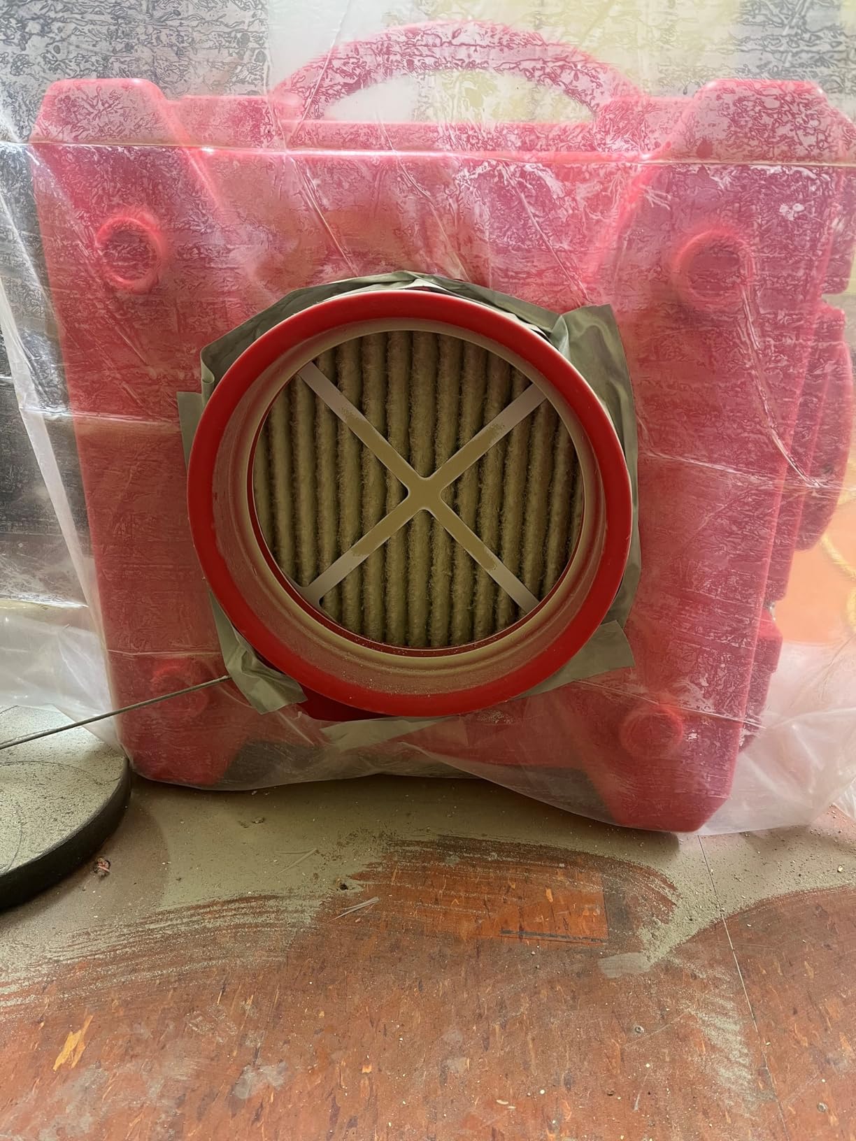 MOUNTO HEPA500 Commercial 500cfm Air Purifier Hepa Air Scrubber Negative Air Machine Roto-Molded (Blue) customer photo 1