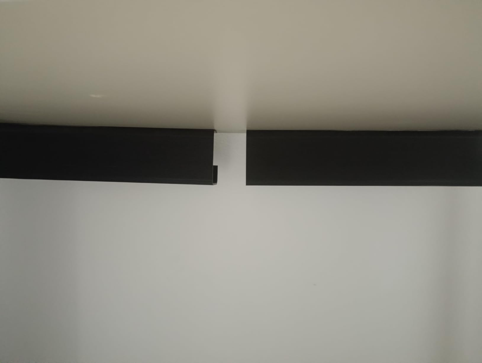 No-Screw Under Desk Cable Management Tray - Self-Adhesive Installation, Cord Management, Cable Tray, Under Desk Wire Organizer - Black Set of 2 customer photo 2