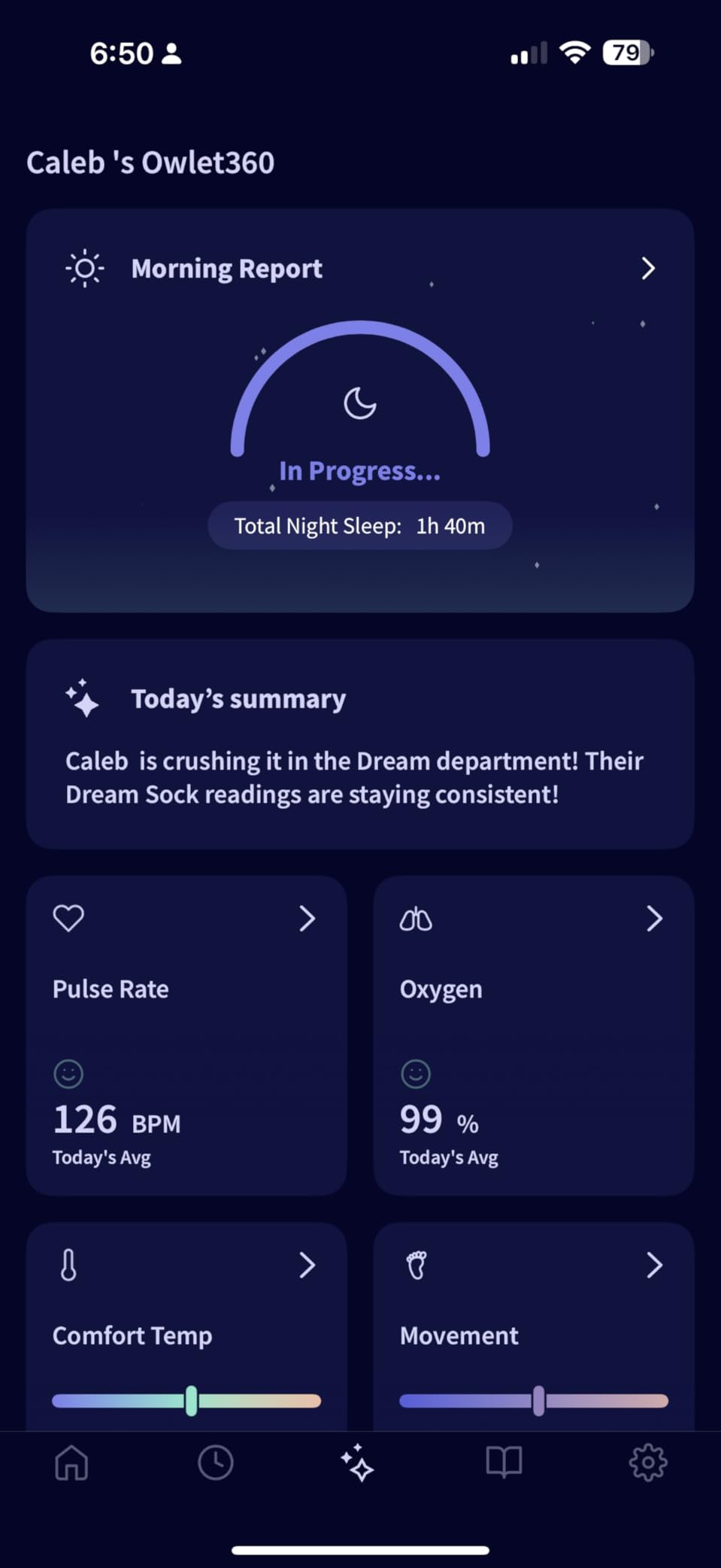 Dream Sock Smart Baby Monitor, Better Sleep for Baby & You | FDA-Cleared Monitor, Tracks Pulse Rate & Oxygen With Real-Time Alerts, Predicts Sleep Patterns, New Parent Essential customer photo 2
