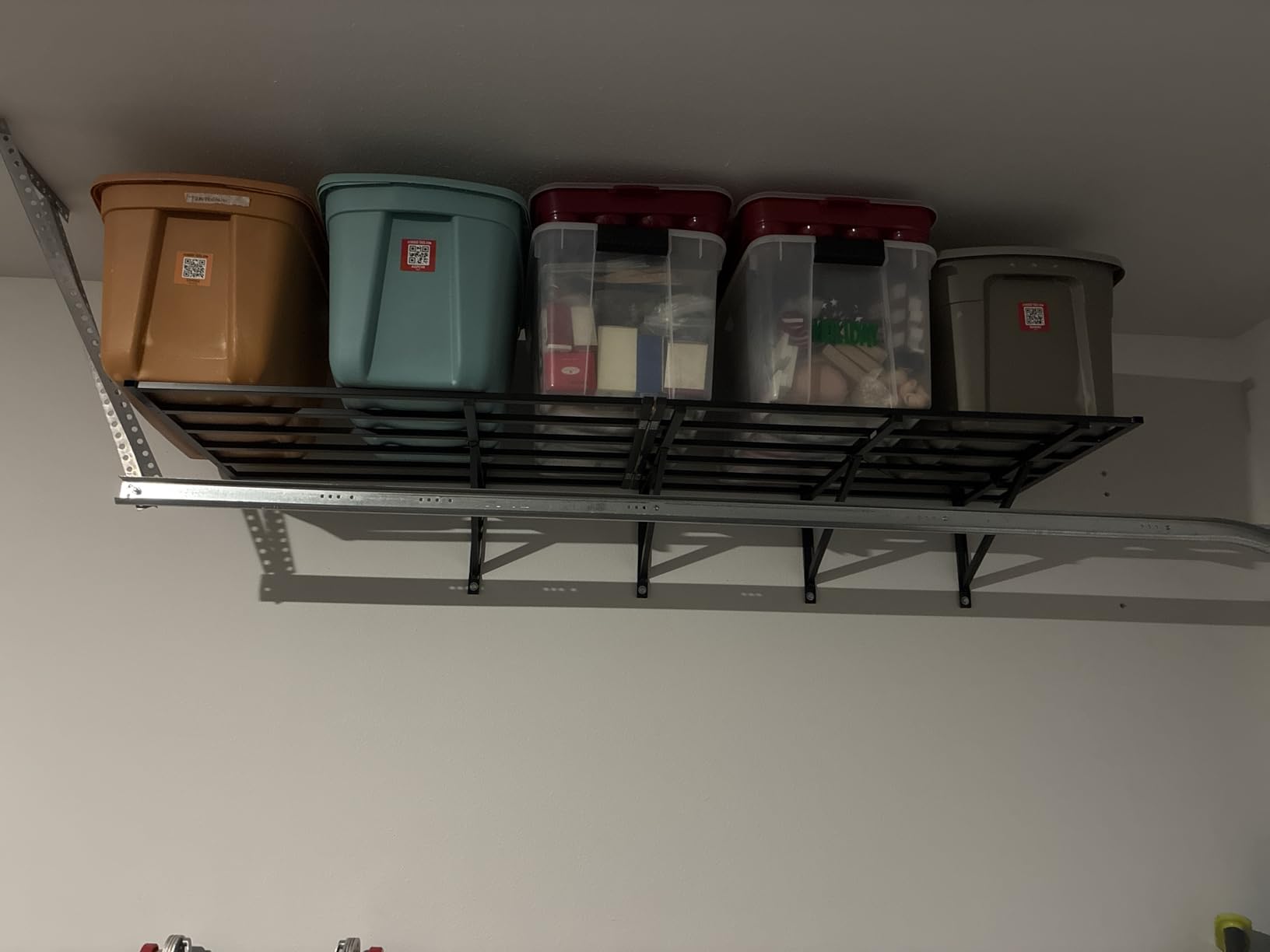 FLEXIMOUNTS 2x6ft Heavy Duty Garage Storage Shelving, 1600lbs Total Weight Capacity, 2 Pack Wall Organization System, 24 x75inch Rack Floating Shelves, Pro Series customer photo 1