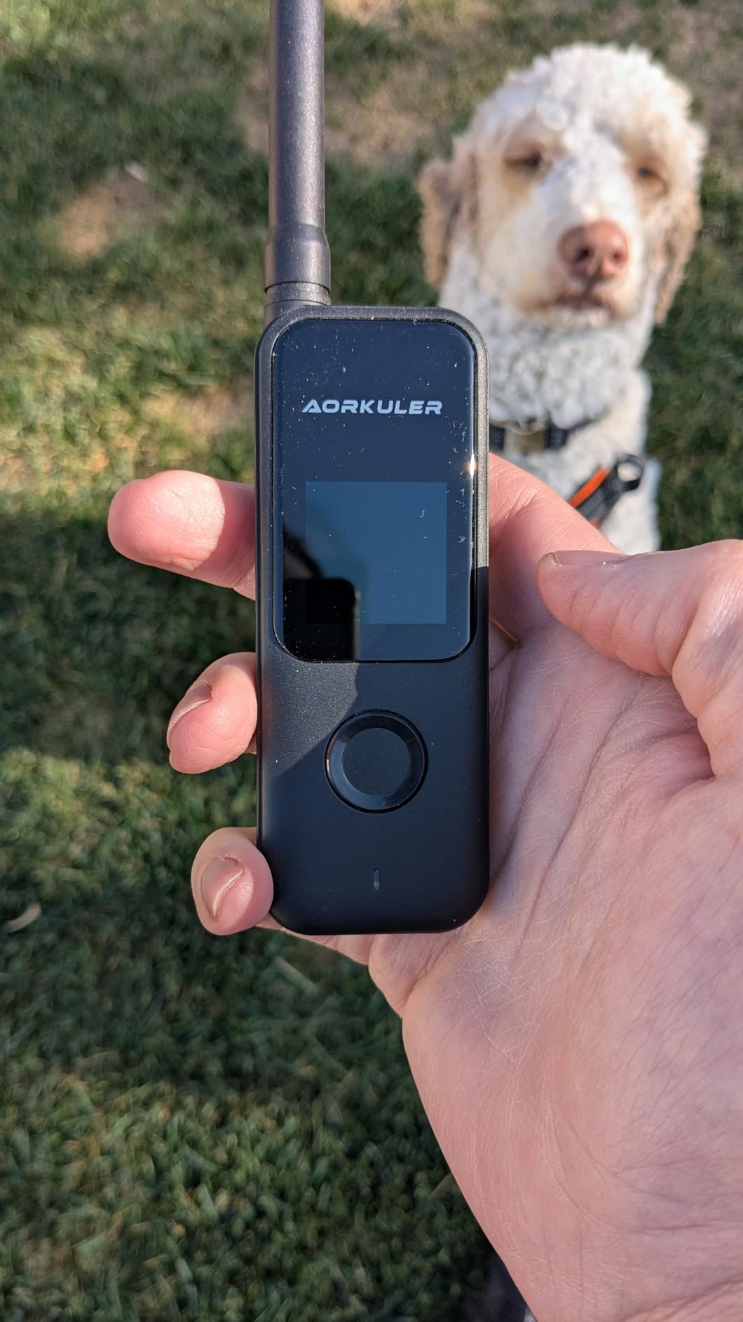 Aorkuler GPS Dog Tracker - No Phone, No Signal, No Subscription | Real-Time Direction & Distance Up to 3.5 Miles | Built for Hiking, Farms & Off-Grid Adventures (Tracker 2) customer photo 1