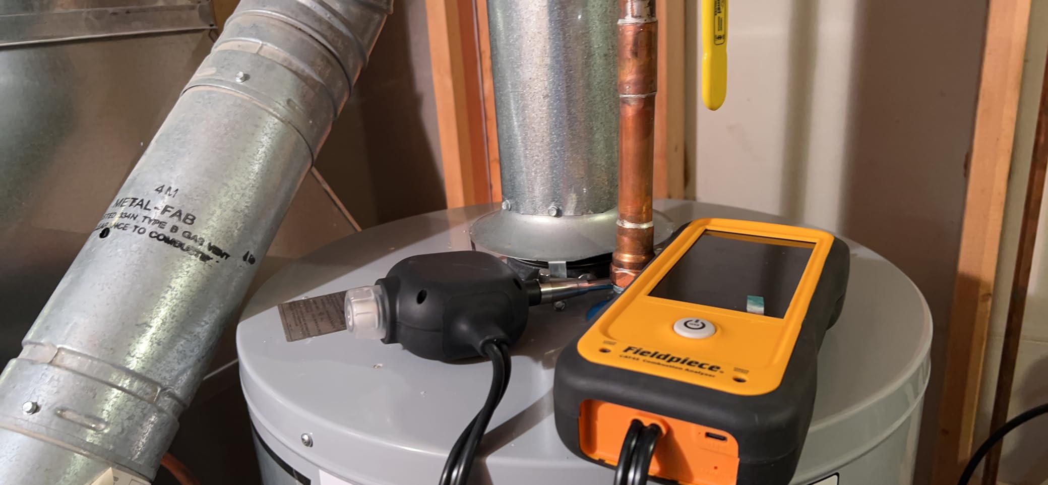 Fieldpiece - CAT45 - Combustion Analyzer - Accurately Measure O2, CO, CO2, Draft Pressure - HVAC Tool customer photo 2