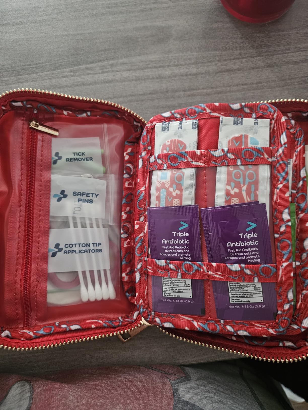 KeepGoing Travel First Aid Kit for Kids, 130 Pc. TSA-Approved Travel Size customer photo 2