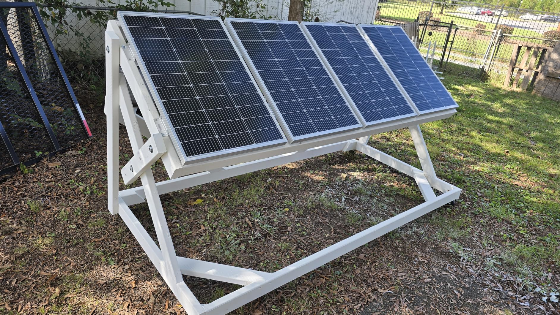 ECO-WORTHY 400 Watt 12 Volt Premium Solar Panel Kit :4pcs 100W Solar Panel+ 40A MPPT Charge Controller+ Bluetooth Module+ Mounting Z Brackets, 400W 12V Solar Power Off Grid System for Home, RV, Boat. customer photo 1