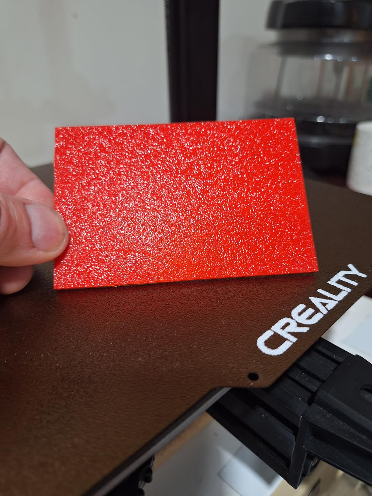 Creality Official PEI Plate with Adhesive for Creality Ender 3/Ender 3 Pro/Ender 3 V2/Ender 3 S1/Ender 3 S1 pro/Ender 3 neo/Ender 3 v2 neo/Ender 5/Ender 5 Pro and All 265*250*8mm, Size 3D Printer customer photo 1