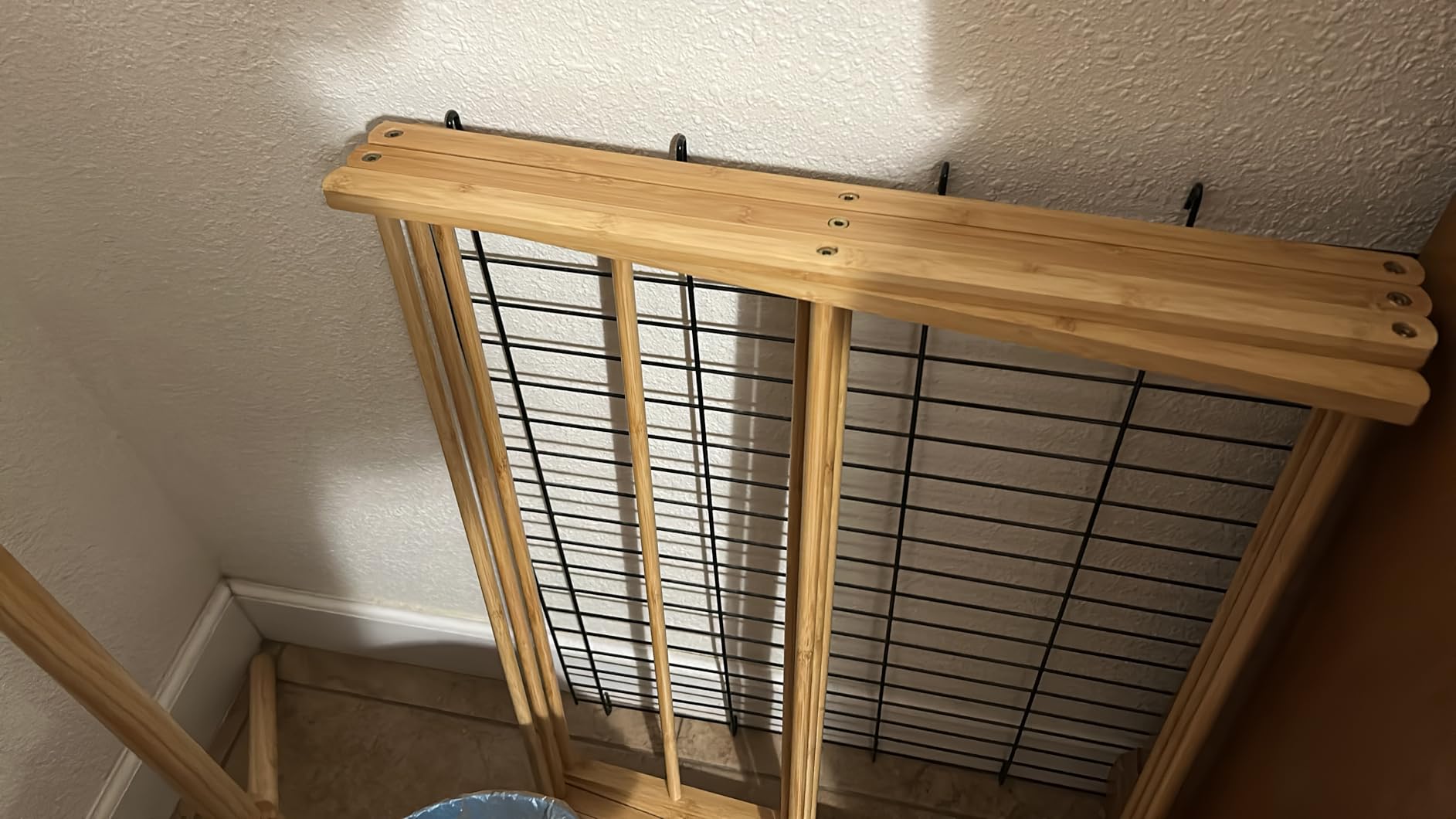 Honey-Can-Do Collapsible Bamboo Drying Rack - Sturdy & Foldable Laundry Drying Rack, Space-Saving & Portable Clothes Rack for Air-Drying Clothes, Towels, Blankets & Delicates, Indoor & Outdoor Use customer photo 1