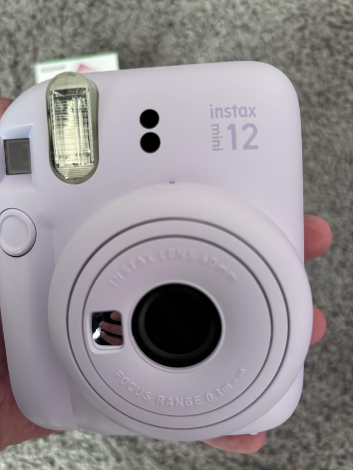 Fujifilm Instax Mini 12 Instant Film Camera - Lilac Purple customer photo 1