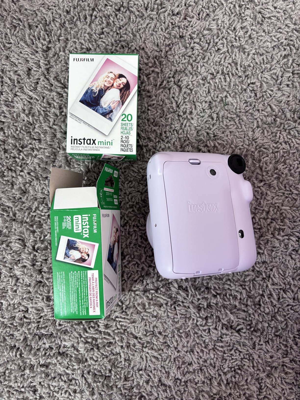 Fujifilm Instax Mini 12 Instant Film Camera - Lilac Purple customer photo 2