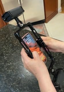 NEEWER Upgraded Phone Rig Vlogging Kit, Video Stabilizer with Dual Handle, Wireless Mic Clip Slot for TikTok YouTube, Compatible with SmallRig iPhone 17 Pro Max 16 16e 15 Galaxy S25 Ultra, PA009 customer photo 2