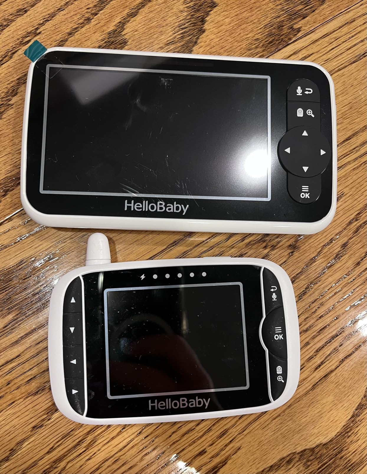 HelloBaby Baby Monitor with 2 Cameras and Audio, 5