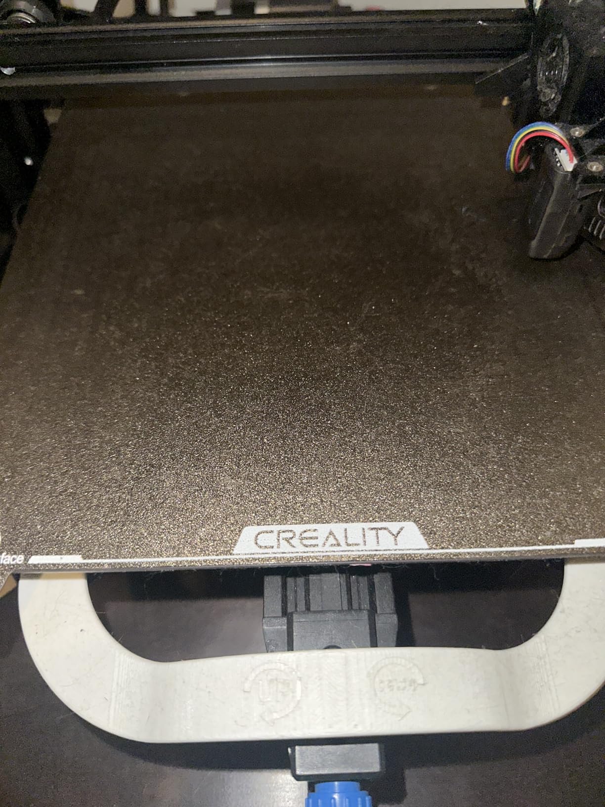 Official Ender 3 S1 Pro Original Build Plate, 235x235mm Texture Surface PEI Sheet Magnetic Removable Flexible Spring Heat Resistance Bed Plate for Ender 3 V3 SE/KE, K1, Ender 3 S1, CR-10 SE customer photo 1
