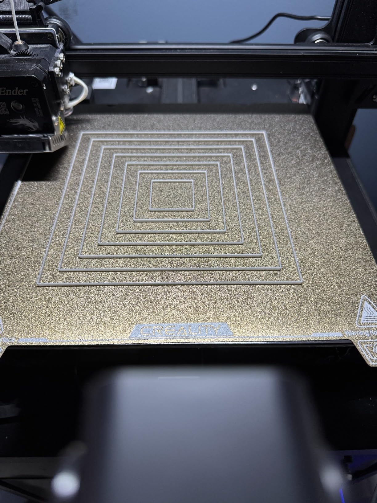 Official Ender 3 S1 Pro Original Build Plate, 235x235mm Texture Surface PEI Sheet Magnetic Removable Flexible Spring Heat Resistance Bed Plate for Ender 3 V3 SE/KE, K1, Ender 3 S1, CR-10 SE customer photo 2