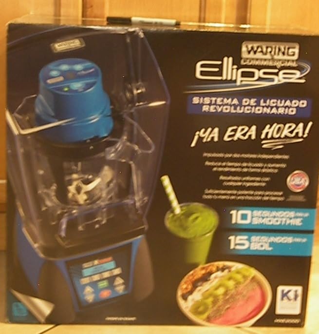 Waring Ellipse Blending System, Dual Motor for Acai & Smoothie Bowls | 3.5 HP Dual-Motor Dasher System, 32oz Copolyester Jar & Sound Enclosure, for Smoothie Shops & Cafes, NSF Certified customer photo 1