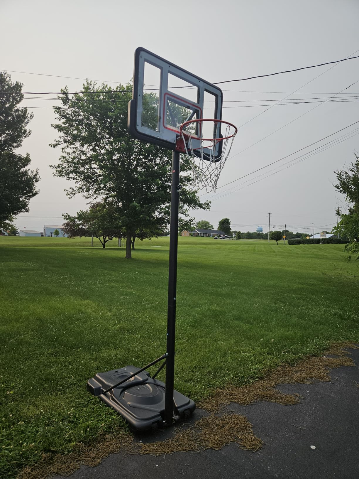 Best Choice Products 10ft Regulation Basketball Hoop, Height Adjustable Outdoor Goal w/Shock Absorbent Rim, Base Gel, 2 Wheels customer photo 2