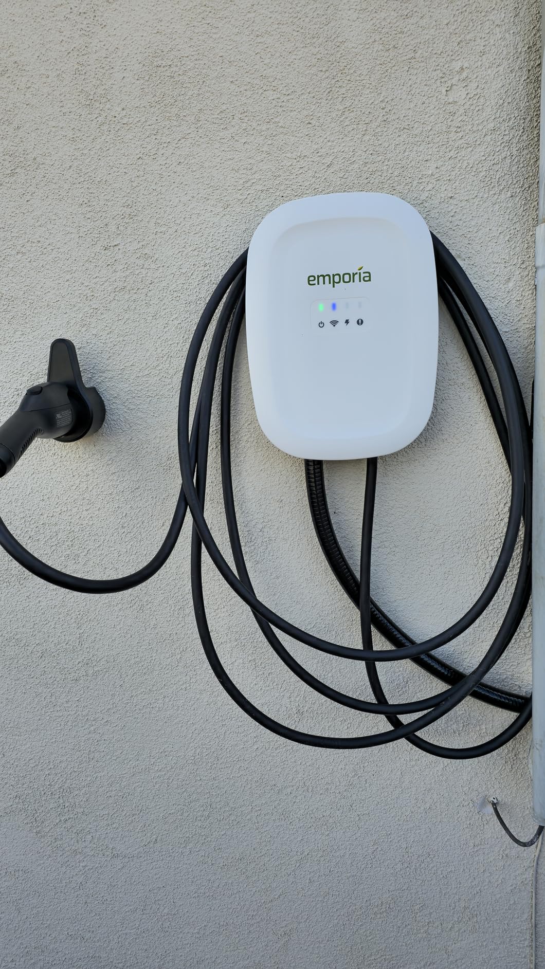 EMPORIA Level 2 EV Charger w/ J1772 Connector - 48 Amp, 240V WiFi Enabled Electric Vehicle Charging Station, 25ft Cable, Hardwired customer photo 1