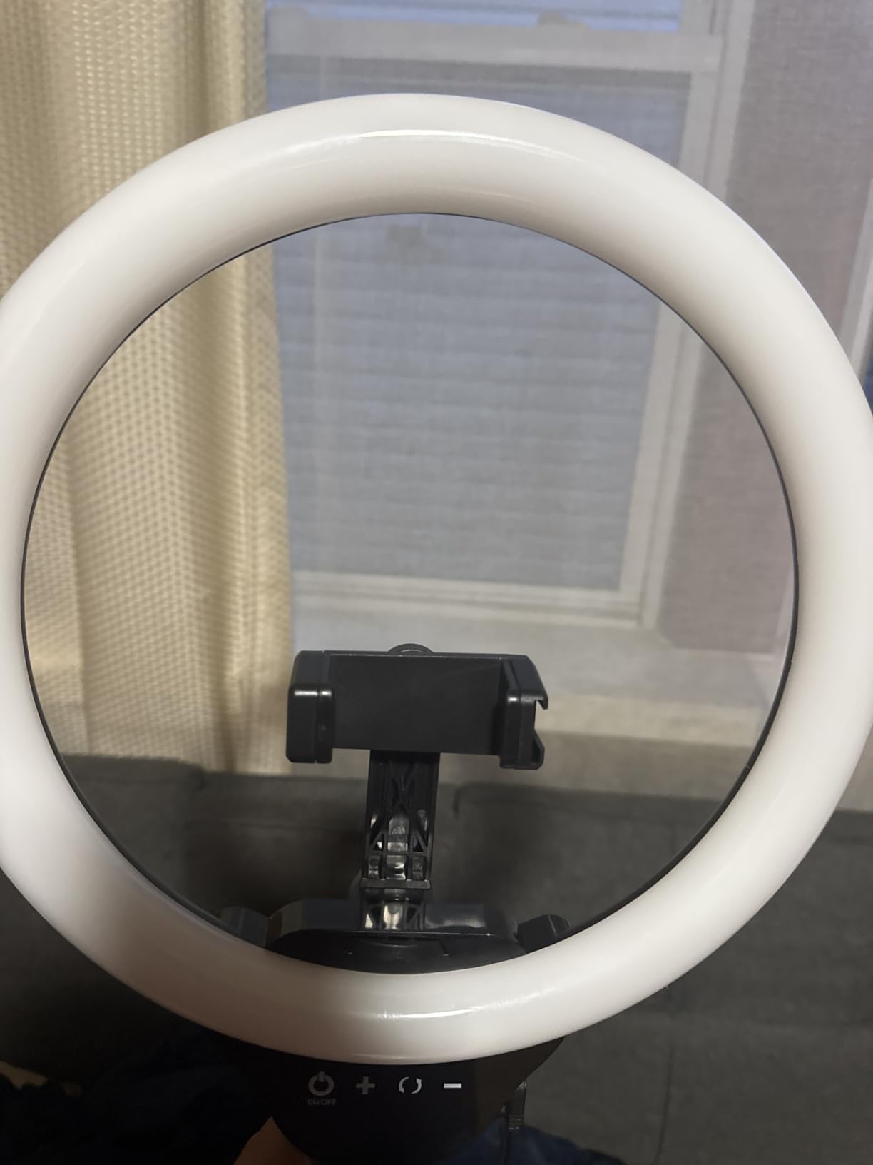 UBeesize 14'' LED Foldable Ring Light with 62'' Tripod Stand, Selfie Ring Light for Video Recording, Live Streaming, TikTok & YouTube, Compatible with iPhone & Android (Black) customer photo 1