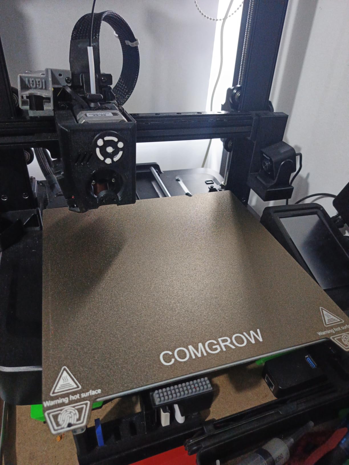 Comgrow Ender 3 V3 KE PEI Spring Steel 235x235mm, Texture PEI Sheet | Magnetic Flexible Heated Bed, Ender 3 V3 SE Build Plate for Creality K1C/K1/Ender 3 V3/Ender 3/Ender 3 Pro/Ender 3 V2/V2 Neo customer photo 2
