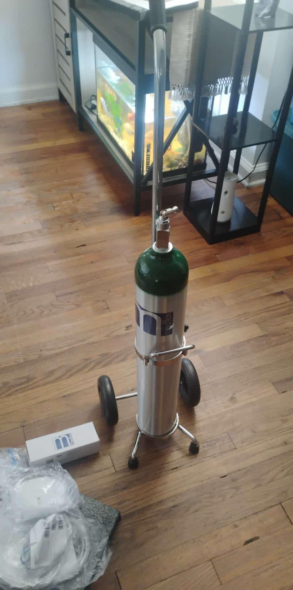 Oxygen Tank Complete Set - USA Made | 680 Liter Capacity - Standard Size Kit customer photo 1