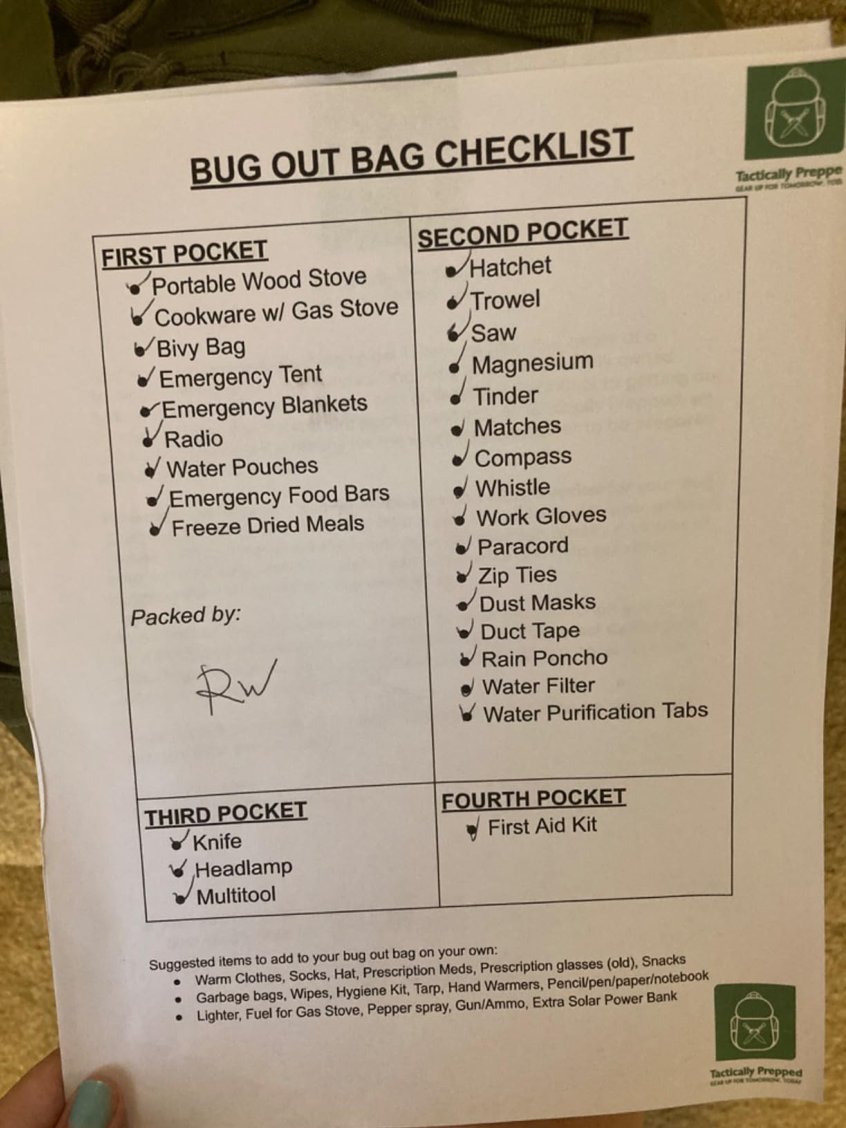 Bug Out Bag Backpack Survival Kit, Prepper Emergency Survival Gear | 45L Army Backpack, 72 Hour Survival Kits Military Grade, Emergency Food, Water Filter, First Aid Kit, Shelter, Survival Tools customer photo 1