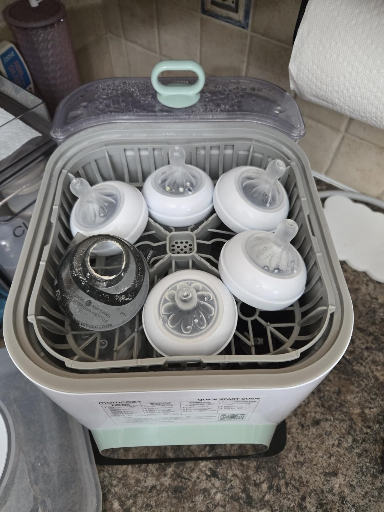 Momcozy KleanPal Pro All-in-One Bottle Washer, Sterilizer & Dryer | 9 Cleaning Modes, 26 Spray Jets customer photo 2