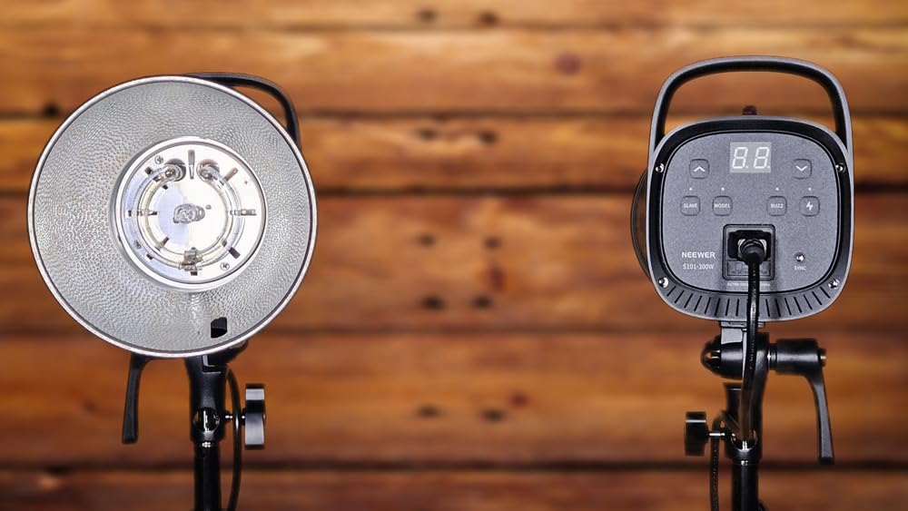 NEEWER 800Ws Studio Monolight Flash Light Kit: 2 Pack S101-400W PRO 5600K Strobe Lights with 2.4G Trigger/150W Modeling Lamps/Bowens Mount/Softboxes/Stands/Reflector/Bag, Compatible with QPRO customer photo 2