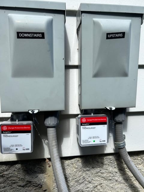 ABB THOMESURGEP Whole Home Surge Protection Device, Type 1 SPD, NEMA 3R, 36kA Capacity, External Mount, Pigtail, LED Indicator, Universal Load Center Compatible, UL Listed & ANSI Certified customer photo 2