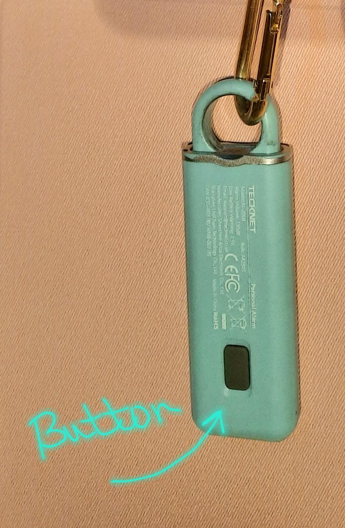 TECKNET Rechargeable Personal Safety Alarm for Women, 130dB Self Defense Keychain Alarm with SOS Strobe Light, Low Battery Notice, Personal Alarm Loud Siren Safety Keychain for Girls Kids Elderly customer photo 2