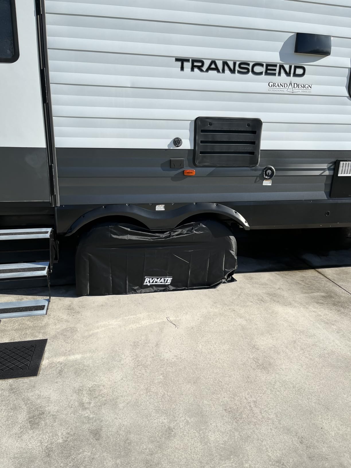 RV Tire Covers, Dual Axle Wheel Cover Fits 27