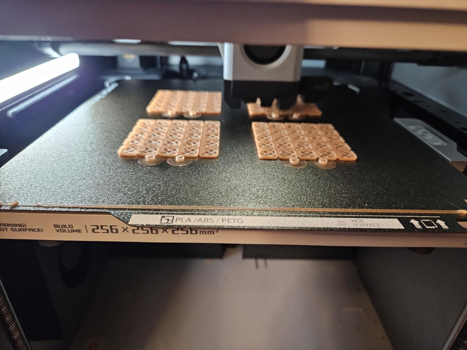 Upgraded Thicker Textured PEI Plate 0.77mm with QR Code for Bambu Lab P1S/P2S/P1P/X1/X1C/A1/X2D 3D Printer, 257x257mm Dual-Textured Plate, Heated Bed Magnetic Flexible Spring Steel PEI Sheet Plate customer photo 2