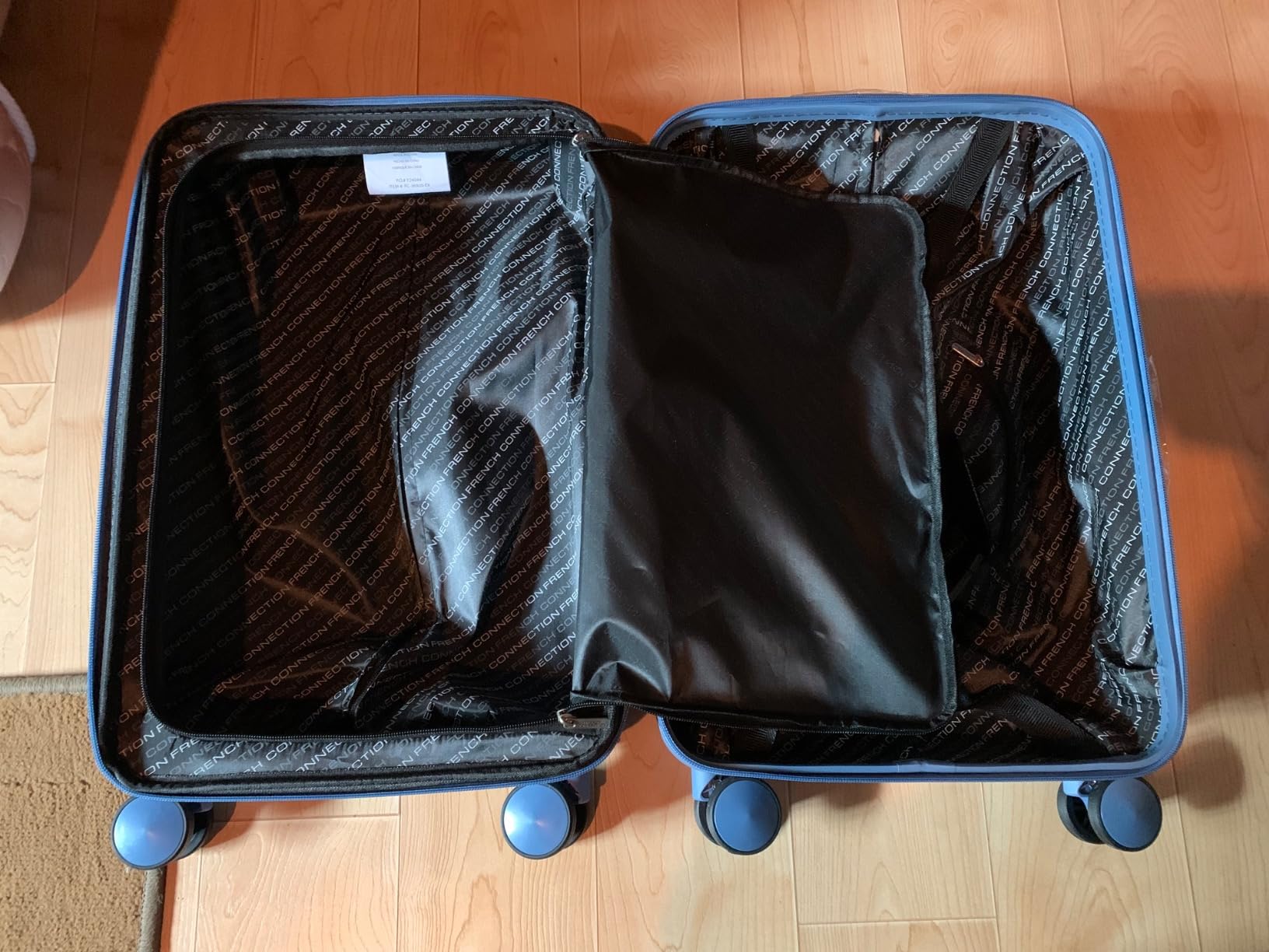 French Connection St. Martin Carry-On Luggage with Cup Holder/USB Ports, Black customer photo 2