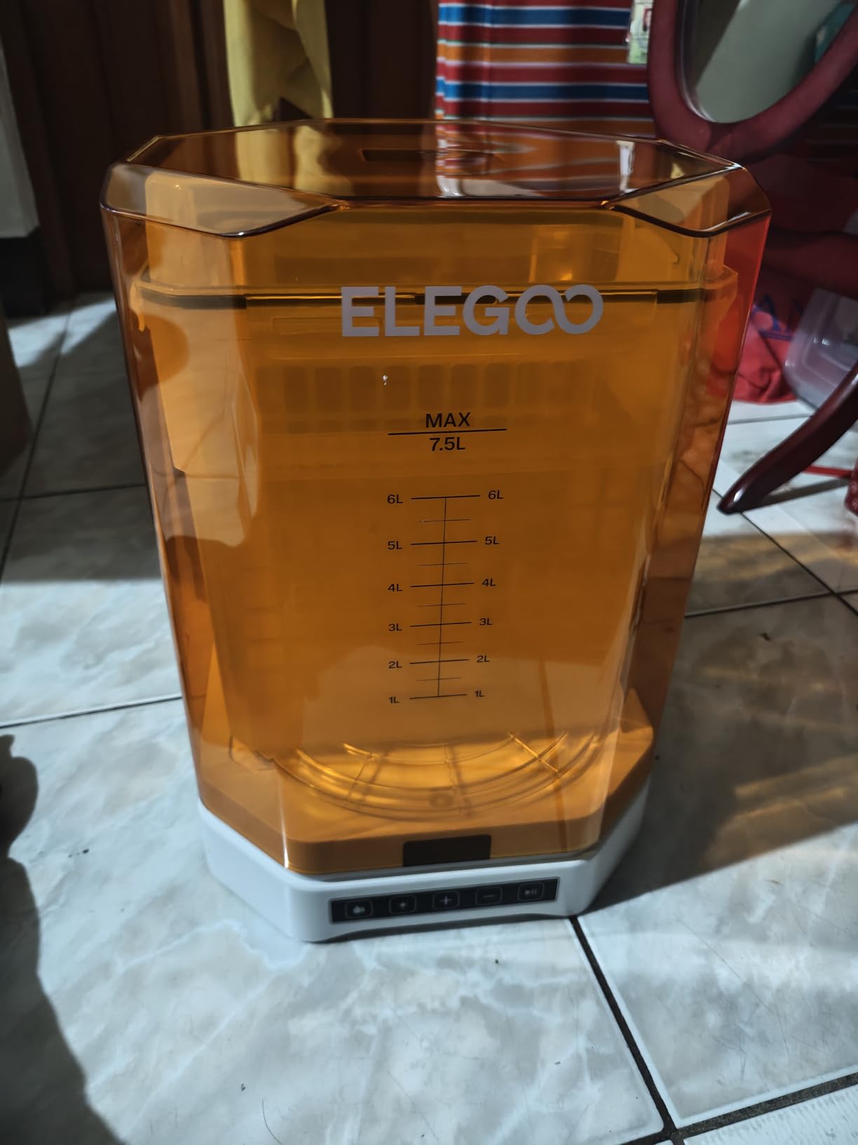 ELEGOO Mercury Plus V3.0 Wash and Cure Station | 7.5L Large Capacity, Compatible with Mars Saturn Photon MSLA DLP 3D Printers, Washing Size of 9.05