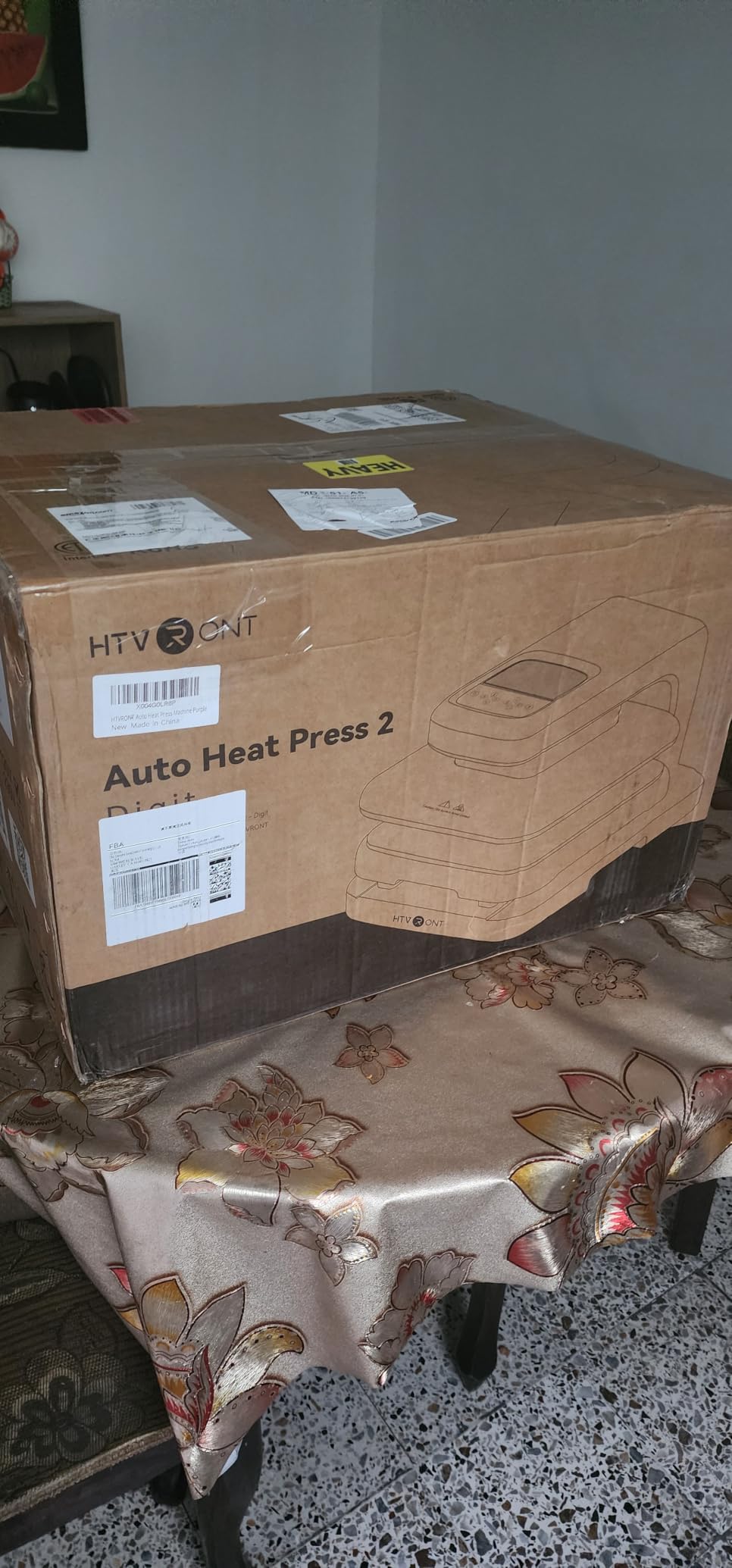 HTVRONT Auto Heat Press 2 - Heat Press Machine for T Shirts with Adjustable Pressure & Higher Heating Height, Heats Up Fast & Evenly Heat Press 15x15 for HTV, Sublimation, Heat Transfer Projects customer photo 1