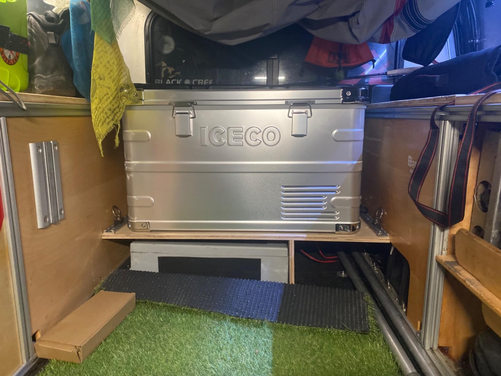BODEGACOOLER APL35 Dual Zone Portable Fridge Freezer, 37 Quart 12V Car Refrigerator with Secop Nano Compressor, Aluminum Electric Compressor Cooler 12/24V DC, 100-240V AC, -4F~68F, for RV, Camping, Travel customer photo 2