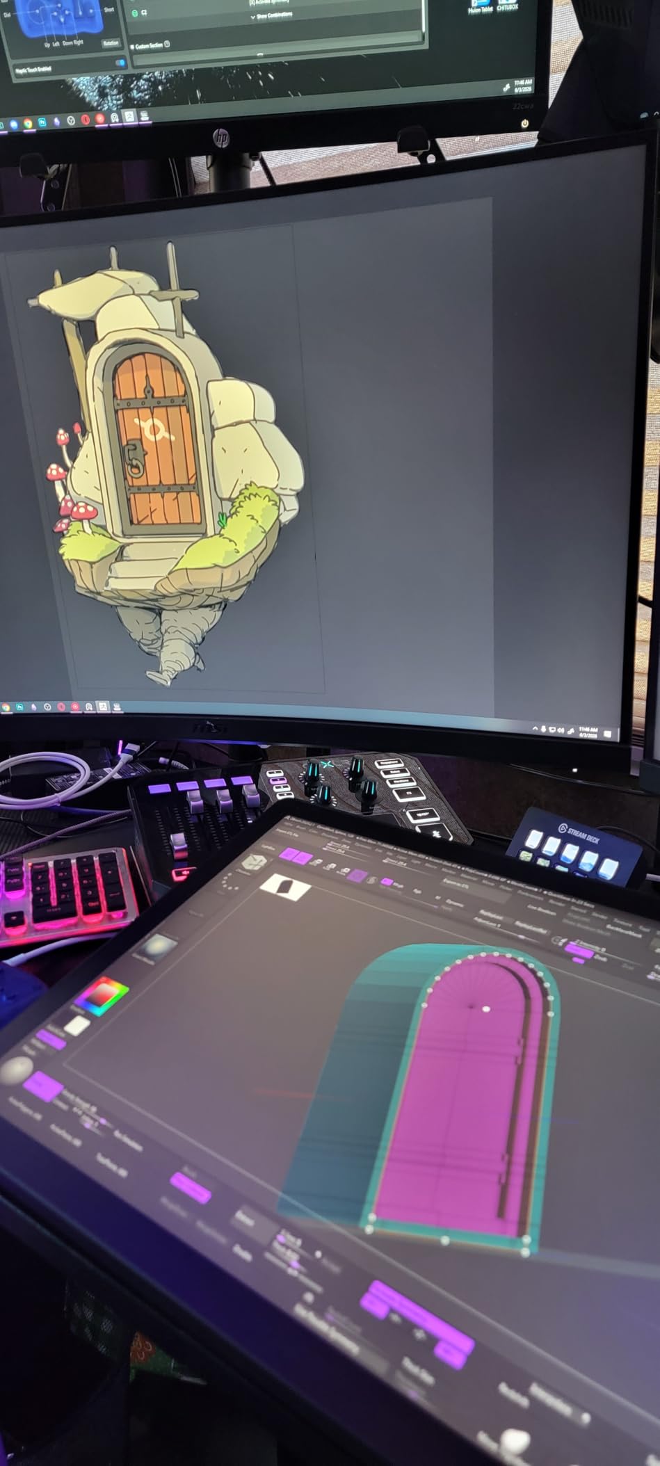 Wacom Cintiq 24 Touch, Drawing Tablet with QHD Touchscreen & Pro Pen 3 | Spacious workspace with advanced pen precision for serious artists customer photo 1