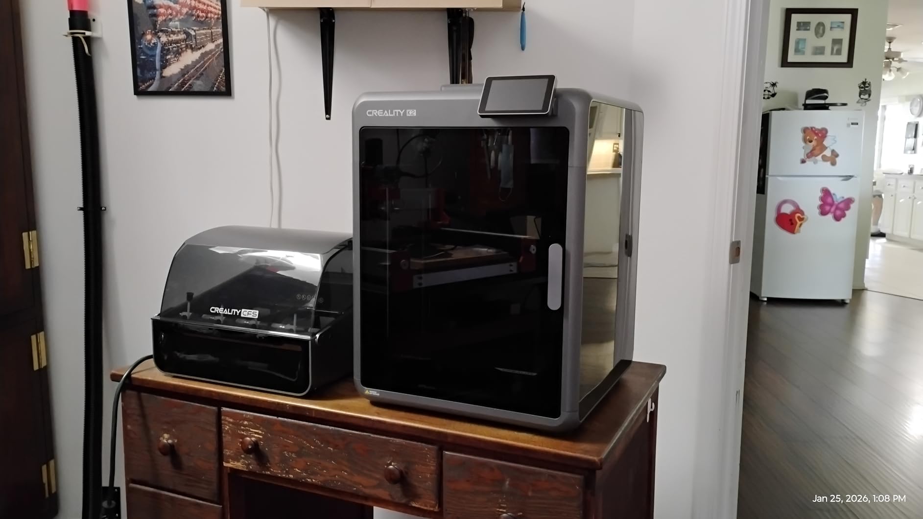 Creality K2 Plus Combo 2026 Multi Color 3D Printer with CFS, 2026 upgraded CFS combo with 16-color support, 600mm/s speed and dual AI cameras customer photo 1