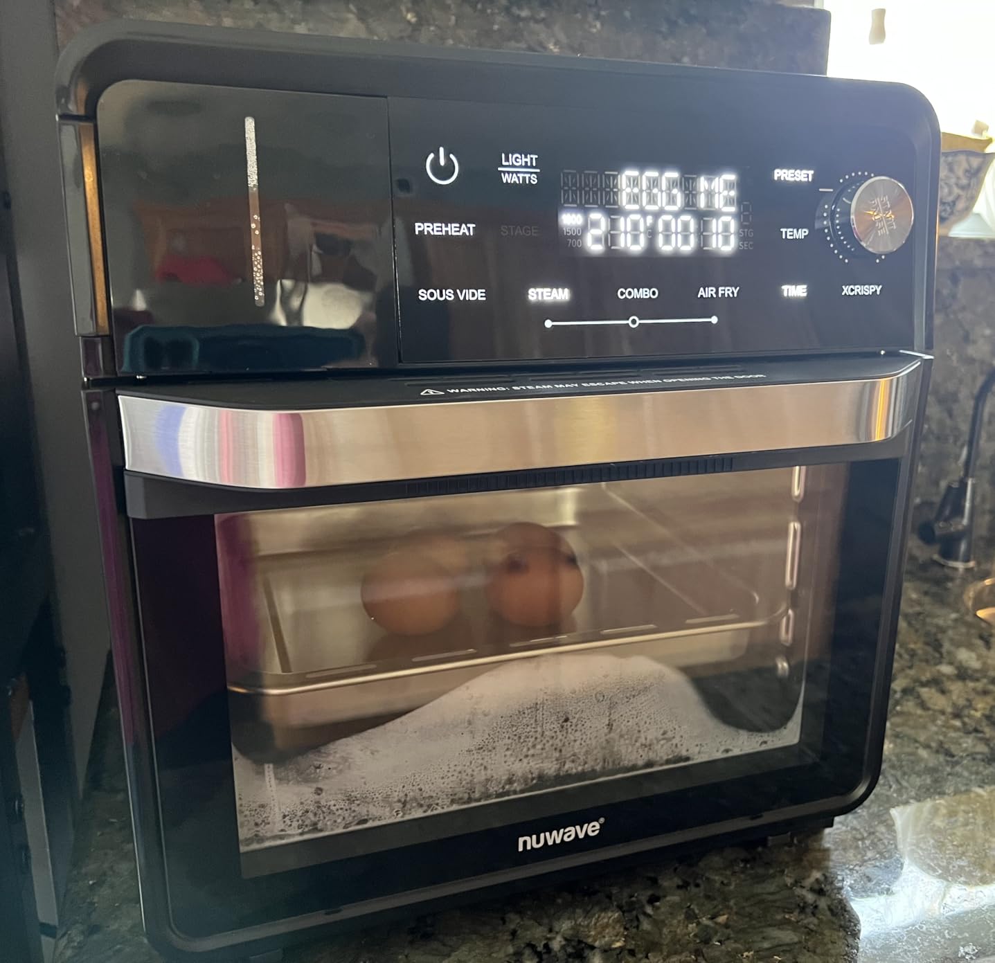 Nuwave Combi Steam Oven, Non-Toxic Stainless Steel Multi-Cooker, 16 quarts customer photo 2