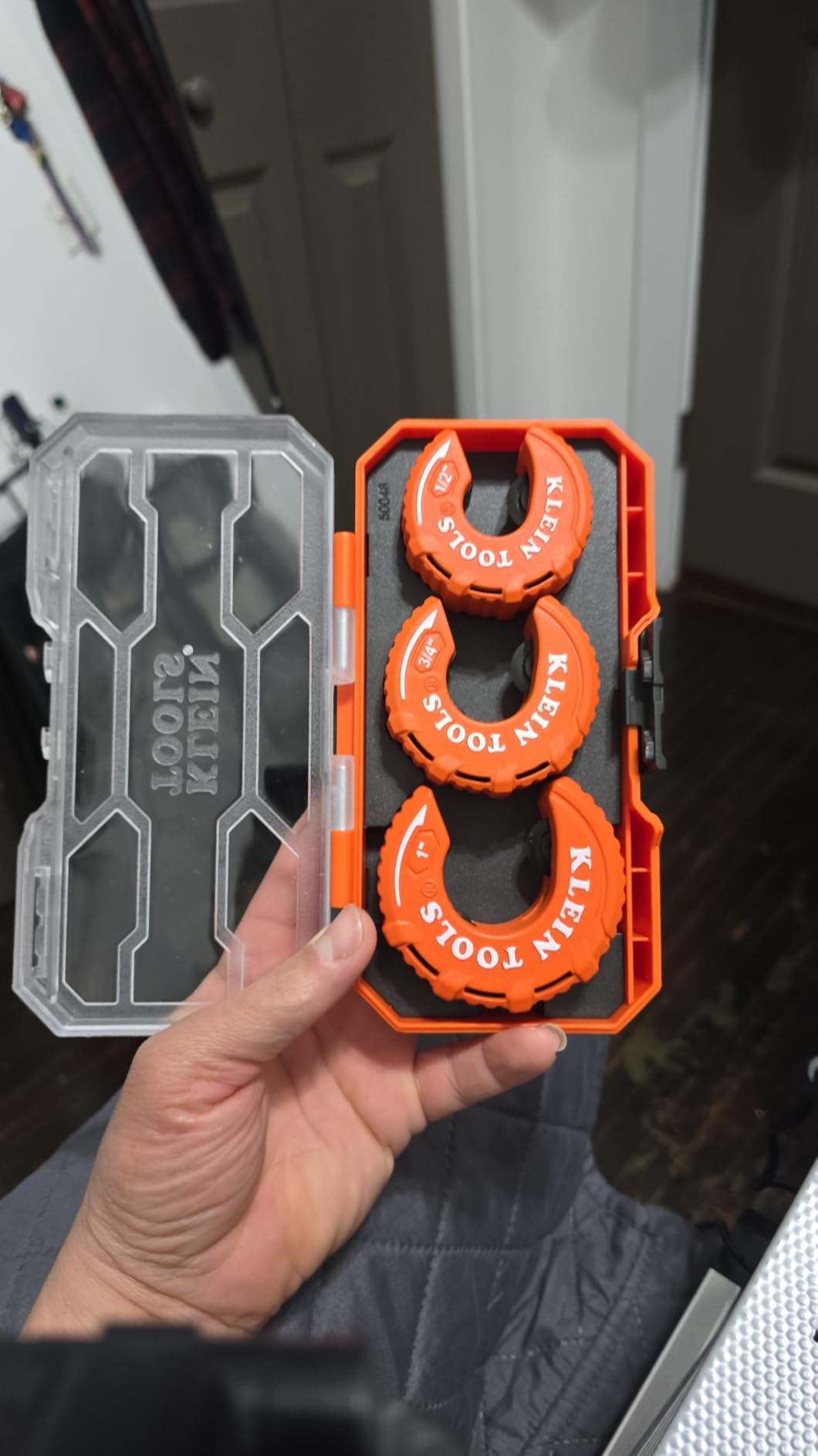 Klein Tools 50048 C-Style Copper Tubing Pipe Cutter Tool Set with 1/2, 3/4, and 1-Inch Cutters, MODbox Case, Ultra-Compact for Tight Spaces, 3-Piece customer photo 1