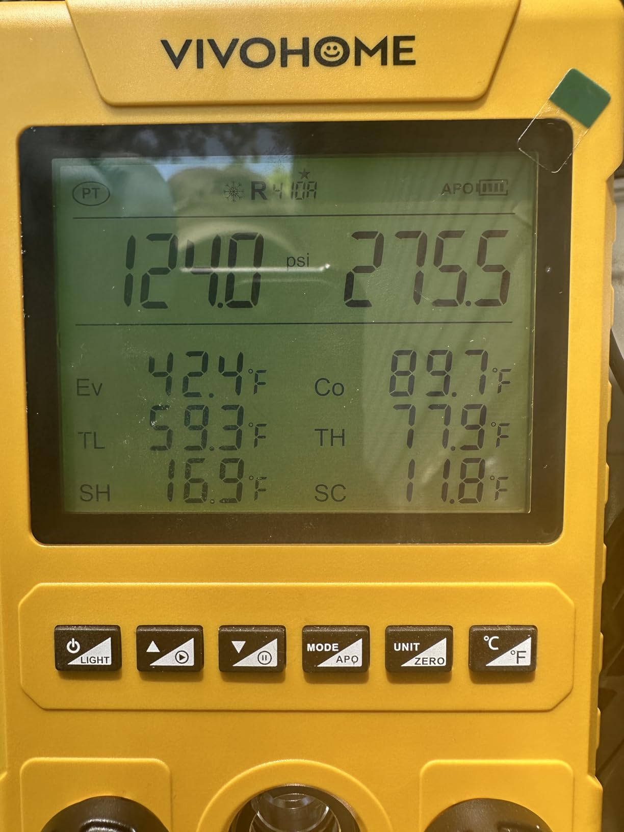 VIVOHOME Digital HVAC Manifold Gauges with 2 Wired Temperature Clamp Probes customer photo 2
