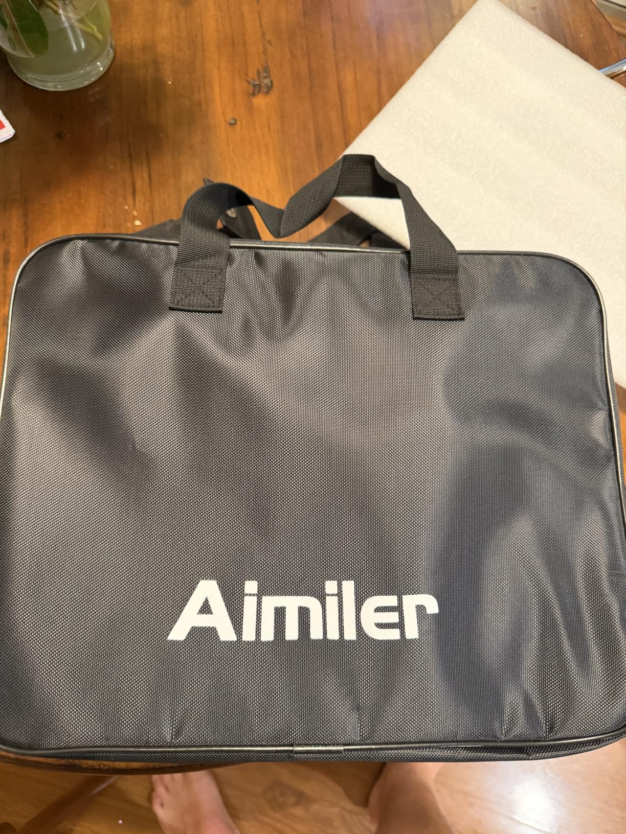 AIMILER Level 2 Electric Vehicle (EV) Charger(WiFi APP/Plug-Play), 40A, 25ft Cable ETL Certified, 220V-240V NEMA 14-50P Plug EVSE w/ J1772 Connector, Portable EV Car Charging Stations (Jet) customer photo 1