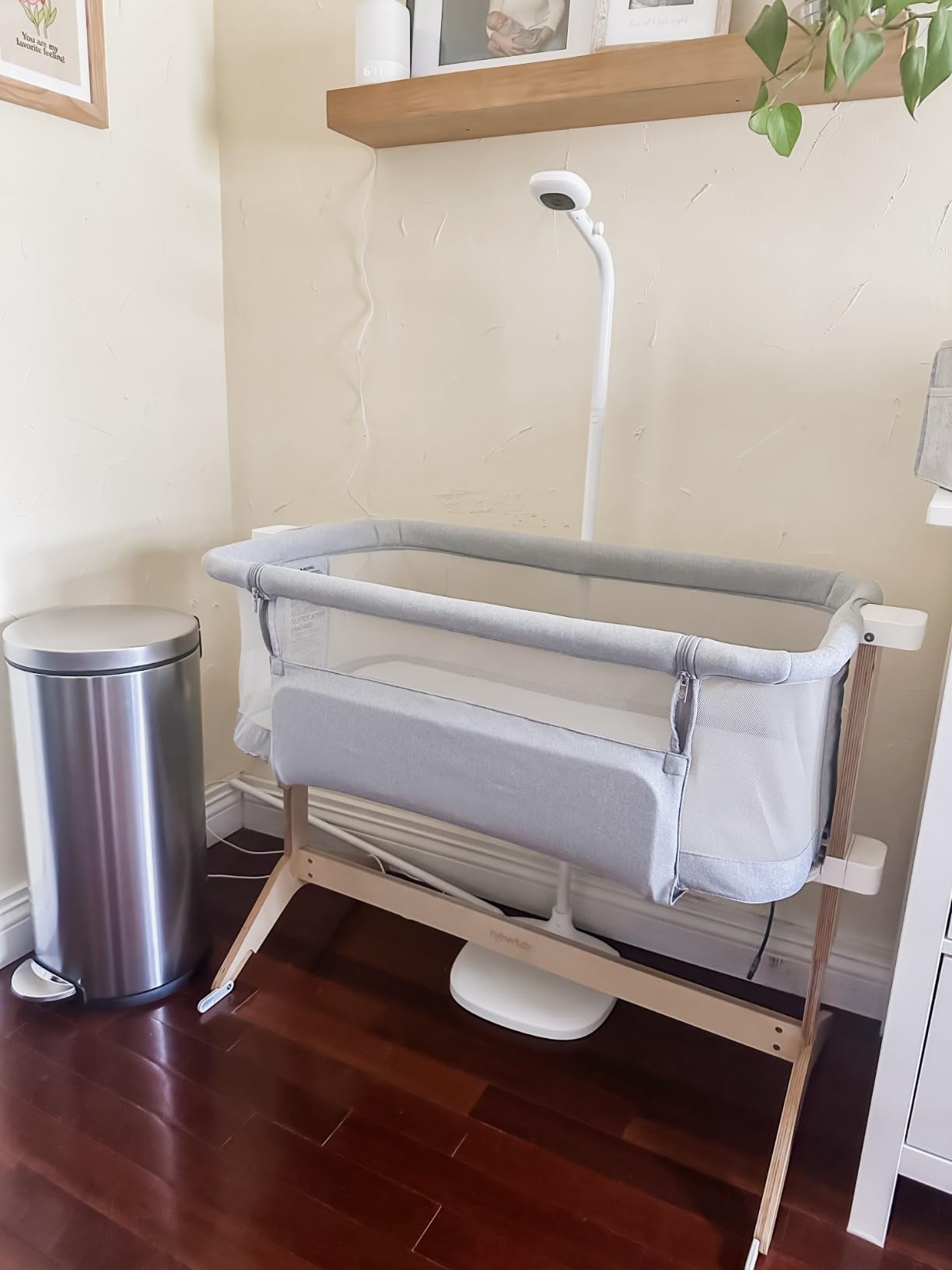 Newton Baby Essential Bassinet, Breathable & Washable - Grey customer photo 2
