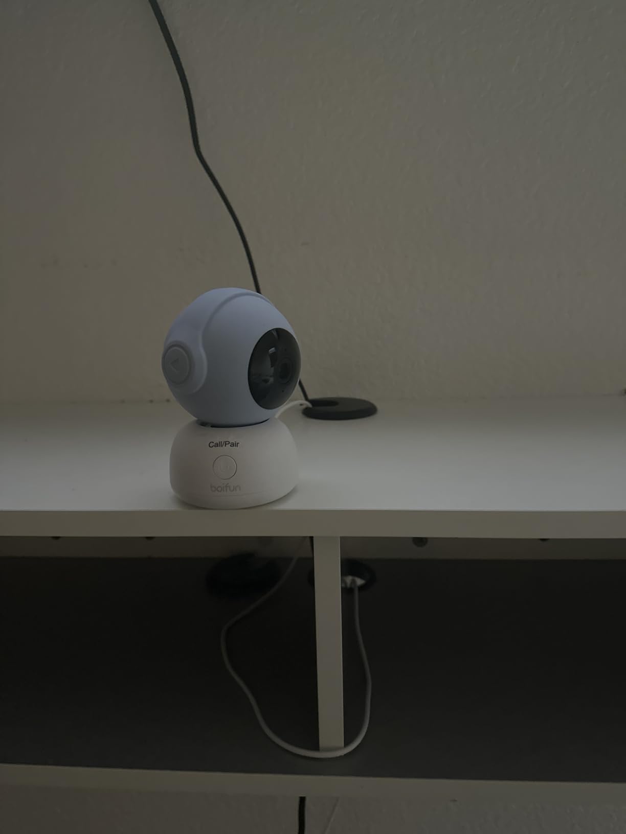 BOIFUN Wi-Fi Baby Monitor with Camera and Audio, Smartphone Compatible APP, 2K HD Night Vision with 5