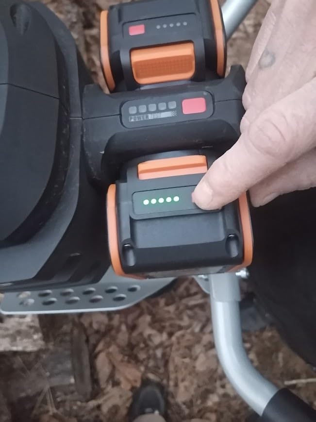 WORX Nitro 40V Brushless Cordless Earth Auger, Electric Post Hole Digger for Fence Posts with Drill Bit 8'', for Garden & Plant, Equivalent to a 45 CC Gas-Auger, Battery and Charger Included, WG865 customer photo 2