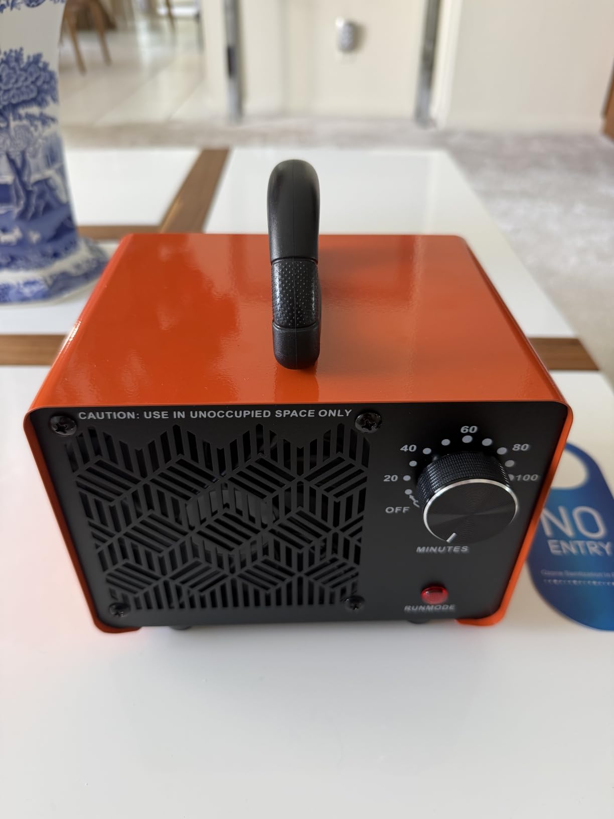HHGM 198,000mg/h Dual-Fan Ozone Machine Generator High Capacity Ozone Odor Eliminator Odor Removal Air Purifier Ionizer & Deodorizer for Car, Home, Smoke, Pets, Industrial, Basement, Commercial customer photo 1