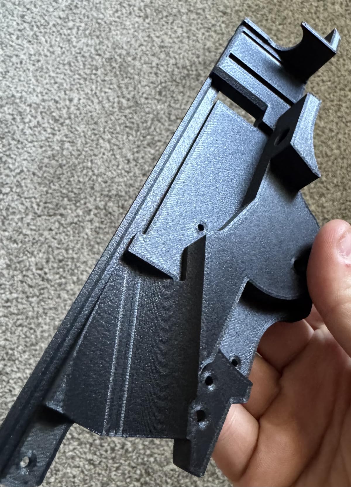 Polymaker Fiberon ASA-CF08 Filament Black 1.75mm 0.5KG | UV & Weather Resistant, High Rigidity, Heat Resistant, Easy to Print, Outdoor Functional Parts & Prototypes, 8% Carbon Fiber customer photo 1
