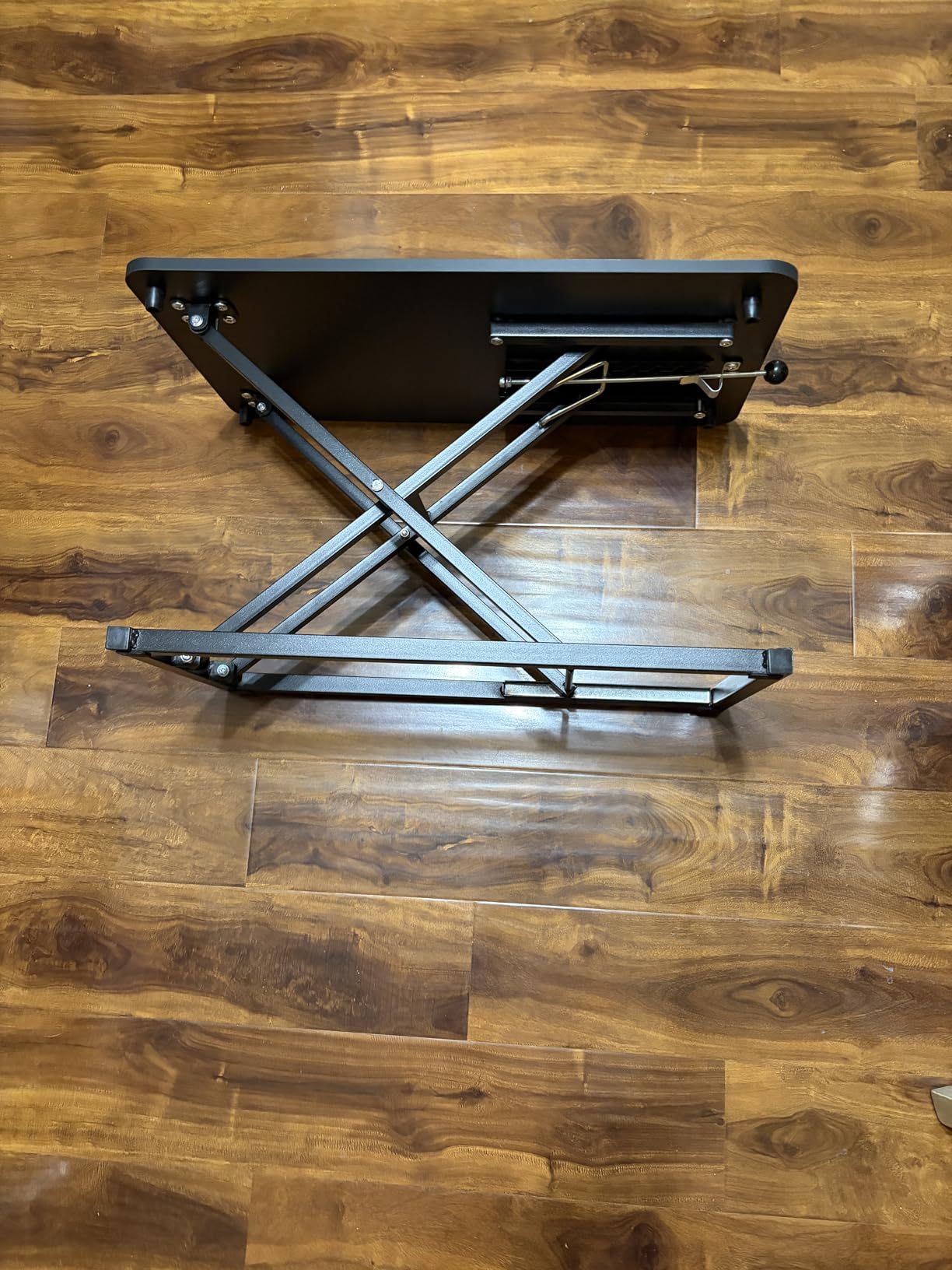 Height Adjustable Standing Desk Converter, Computer Keyboard Stand for Desktop, Keyboard Riser for Stand Up Desk Riser, Ergonomic Sit Stand Workstations for Home Office customer photo 1