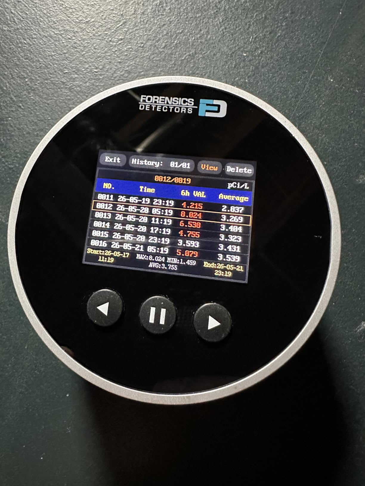 Radon Detector by Forensics | Home Use | Upgraded 20-Year Sensor Life | Version 2.0 customer photo 1