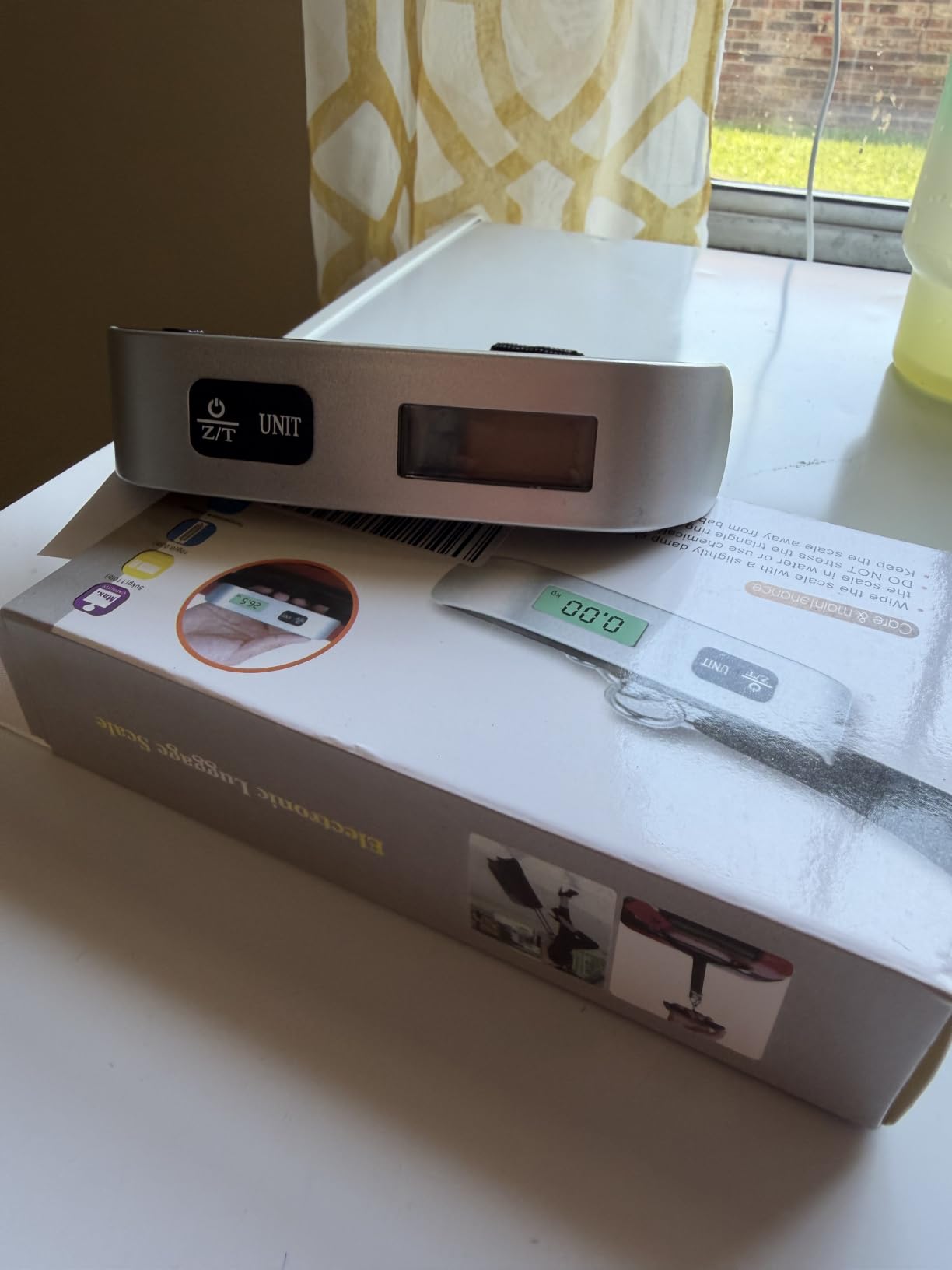 Digital Luggage Scale, 110lb Portable Suitcase Weight Scale for Travel with Backlit LCD, 4-Unit Switching, Non-Slip, Luggage Scale for Luggage, Backpacks, Packages (Battery Included) customer photo 2