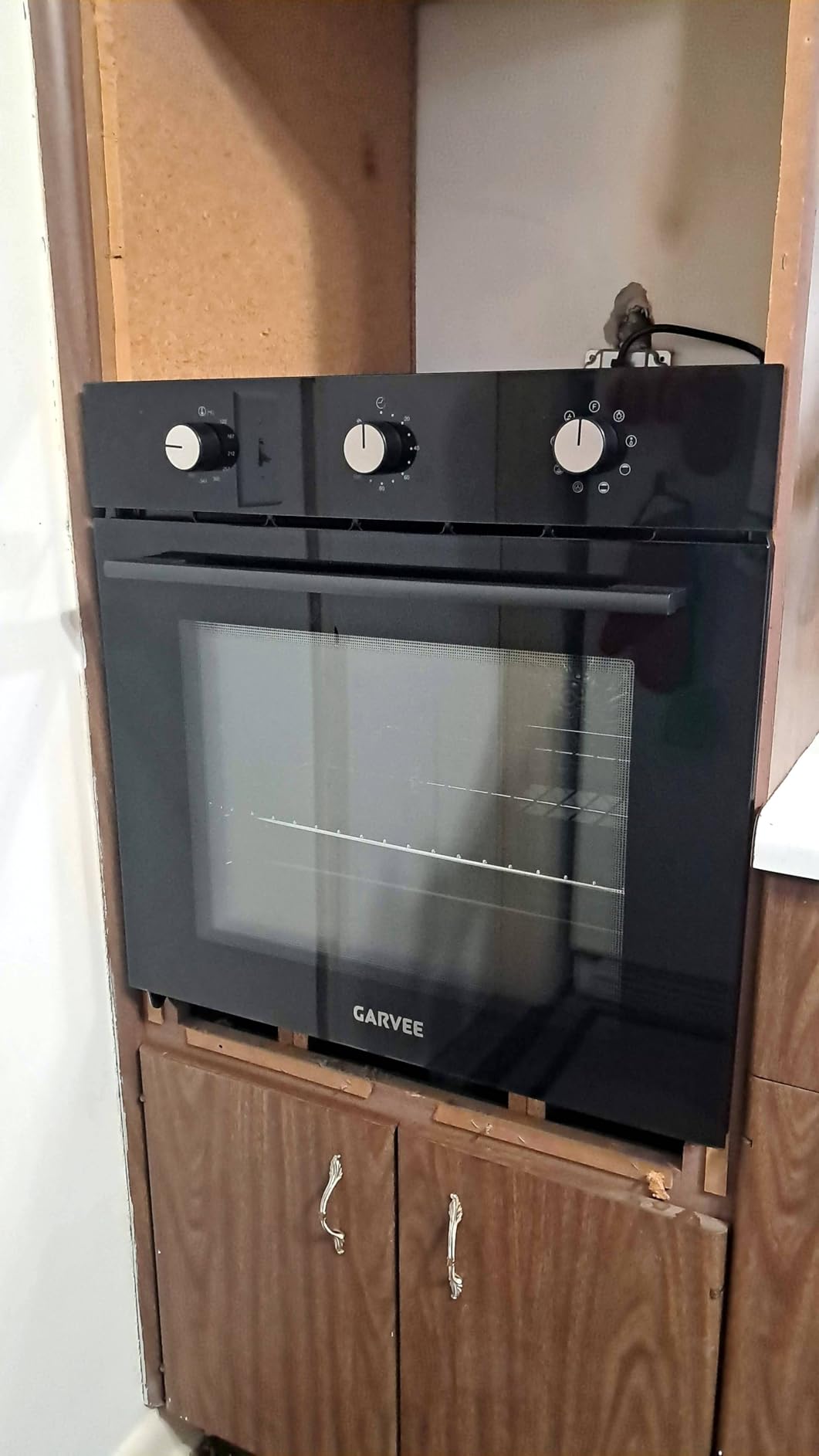 Garvee 24 Inch Built-in Steam & Convection Oven with 8 Cooking Functions, 108 Smart Recipes, 2.5 Cu.ft Stainless Steel Convection Oven with Enamel Cavity, Touch Control, Stepless Temperature Adjus customer photo 2